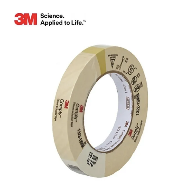 3M Comply Steam Indicator Tape 3M 1322-18MM